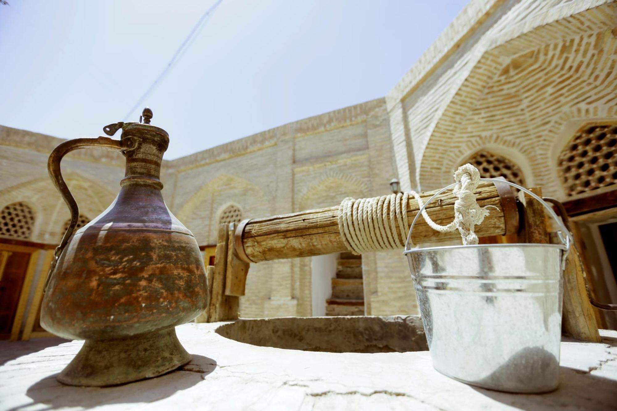 Karavansaray Khurjin Old Bukhara Bagian luar foto